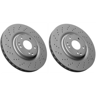 SET-452400362420-2 Zimmermann Brake Discs 2-Wheel Set Front RWD AWD  for MB C230