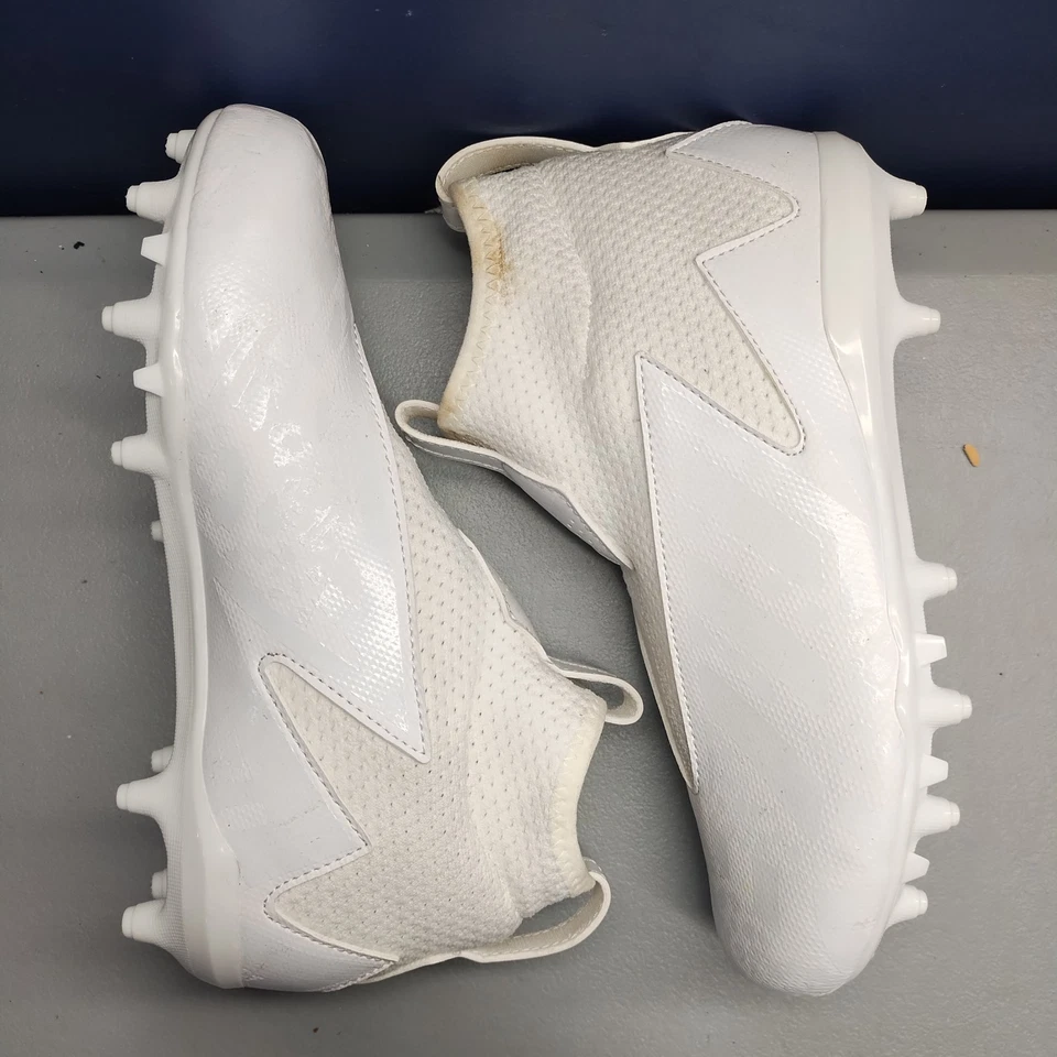 Adidas Freak Spark J 23 Mismatch Football Cleats Youth 2.5 White Laceless IG2647 - Image 3 of 4