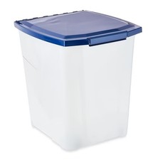 New Dog Food Storage Container Large 25lb Capacity Plastic with Locking Lid