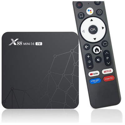 Android TV Box 14.0 4K HDR10 2GB RAM 16GB ROM RK