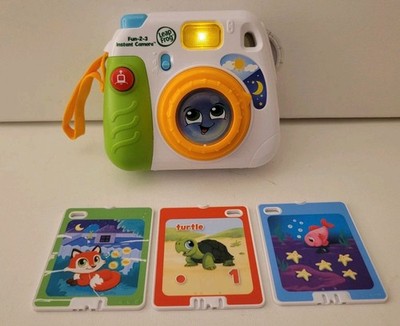 Leap Frog Fun-2-3 Sofortbildkamera Kamera & 3 Dias - neue Akkus inkl. -