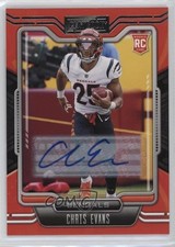 2021 Panini Playbook Rookie Signatures Chris Evans #189 Auto 0u1n