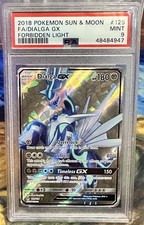 2018 POKEMON SUN & MOON FORBIDDEN LIGHT #125 FULL ART/DIALGA GX PSA 9 on eBay