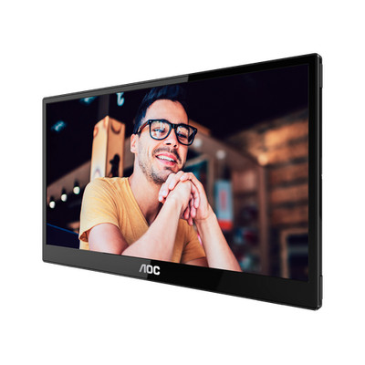 AOC 16T3E 15.6'' 16:9 FHD Portable USB-C IPS WLED Monitor with Vesa Mount