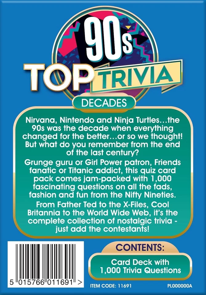 Cheatwell Games Top Trivia 90s - Imagen 3 de 4