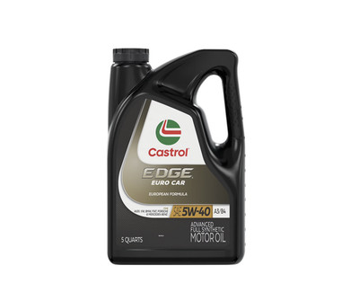 Castrol EDGE Euro 5W-40 A3/B4 Full Synthetic Motor Oil, 5 Quarts New