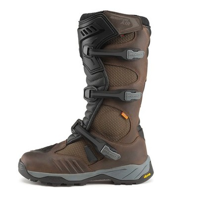 Forma ADVENTURE AIR Dry motorcycle boots brown waterproof adv riding dual sport