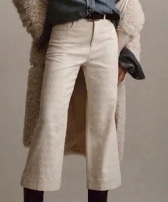 Anthropologie Pilcro Pants- The Skipper Cream Size 28 New