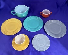 Hazel Atlas Little Hostess Child's Tea Set MCM Glass 8 Pieces