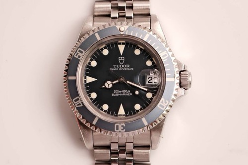 Vintage Tudor Submariner 76100 Blue Dial ETA 2824-2 Auto 40mm Watch