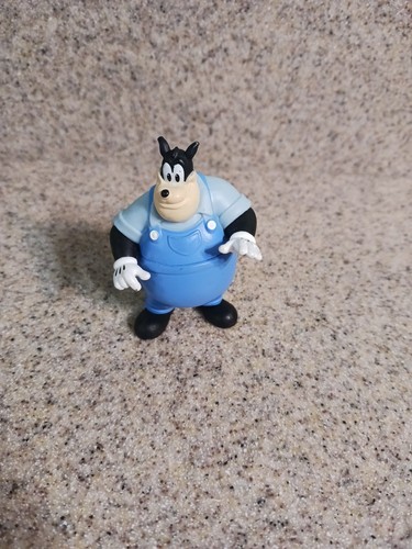 Disney PVC Pete In Blue Overalls - Hands Out Goofy Movie Toy 2.5”