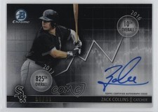 2016 Bowman Draft Chrome Dividends Refractor 56/99 Zack Collins #DD-ZC Auto 1u6