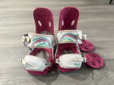 RARE Forum Women's Snowboard Bindings, Pink - Medium
