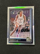 DIAMOND MILLER 2025 Panini WNBA Donruss SILVER HOLO PRIZM Minnesota Lynx #17