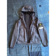 $1,550 Stone Island 4100023 Crinkle Reps NY Quilted-TC Jacket - Navy - L