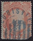 ~1857, Sc #238 (REDDISH ORANGE) - USED - FAULT