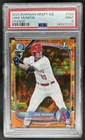2025 Bowman Draft Sapphire Jake Munroe Chrome Orange Refractor 1st #/25 PSA 9