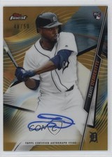2020 Topps Finest Gold Refractor 48/50 Travis Demeritte #FA-TD Auto 3b3