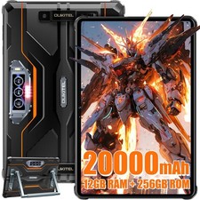 2026 OUKITEL RT8 tablet esterno 20000 mAh 11 pollici 12 GB + 256 GB doppio 4G Android NFC