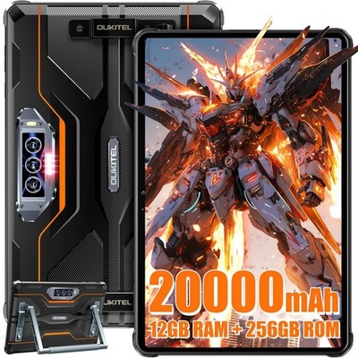 2026 OUKITEL RT8 Outdoor Tablet 20000mAh 11 Zoll 12GB+256GB Dual 4G Android NFC
