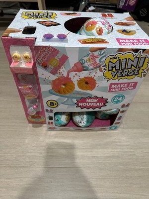 RARE 15 Balls Lot+Display Box MGA's Miniverse Mini Food Diner Series 2 Make It