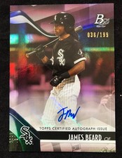 2021 Topps  fourth-round pick of the Sox in 2019 James Beard Sox Auto /199#TOP-2