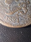 1834 Large 8, Large Stars, & Large Letters Large Cent AG — photo 3