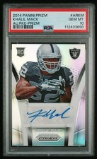 2014 Panini Prizm - Auto Rookie Khalil Mack #AR-KM Silver Prizm /50 (AU, RC)