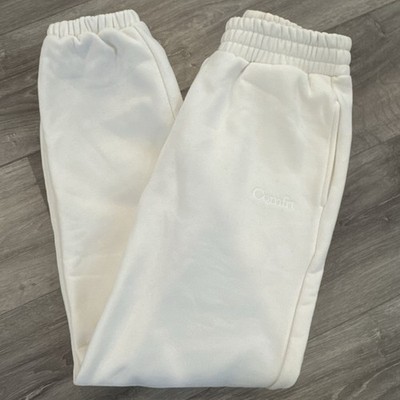Comfrt Unisex Adults Cloud Pull-On Jogger Sweatpants Snow White Size: Small
