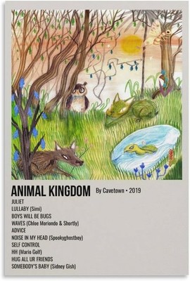 Cavetown Animal Kingdom Album Poster Unframed 24x36 Music Wall Art