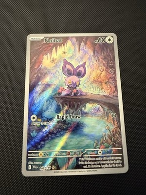 Pokémon TCG Noibat Journey Together Illustration Card 169/159