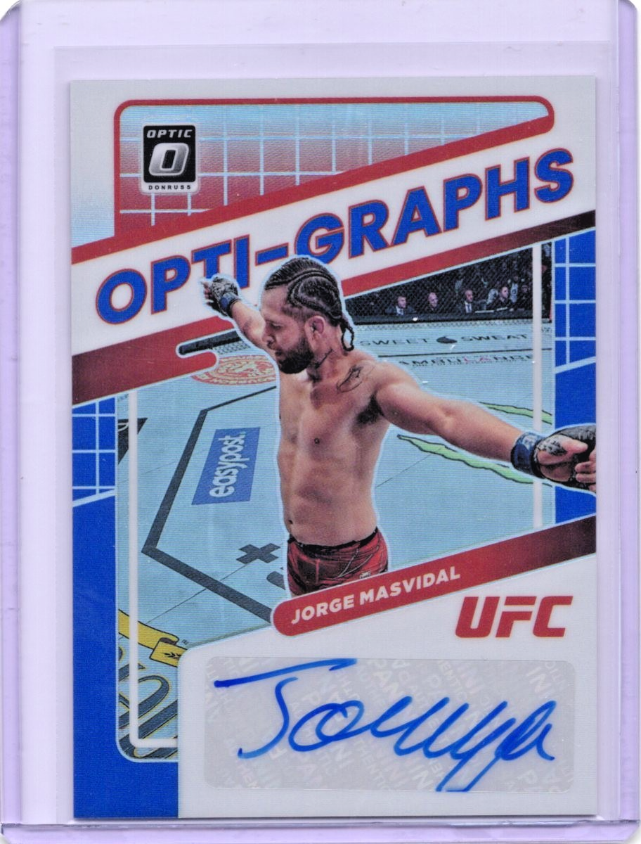 2022 Panini Donruss Optic UFC - Opti-Graphs Jorge Masvidal #OG-JMV