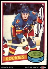 1980 O-Pee-Chee #146 Lucien DeBlois Rockies-Hockey 7 - NM