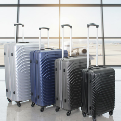 Extra großer Koffer 4 Rollen leichte ABS Hartschale Kabinentrolley Koffer Tasche