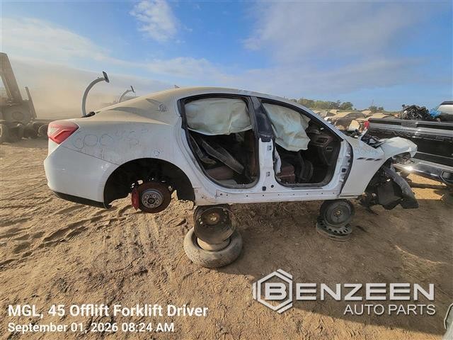Maserati Ghibli 2018 Left Muffler P/N 670103688