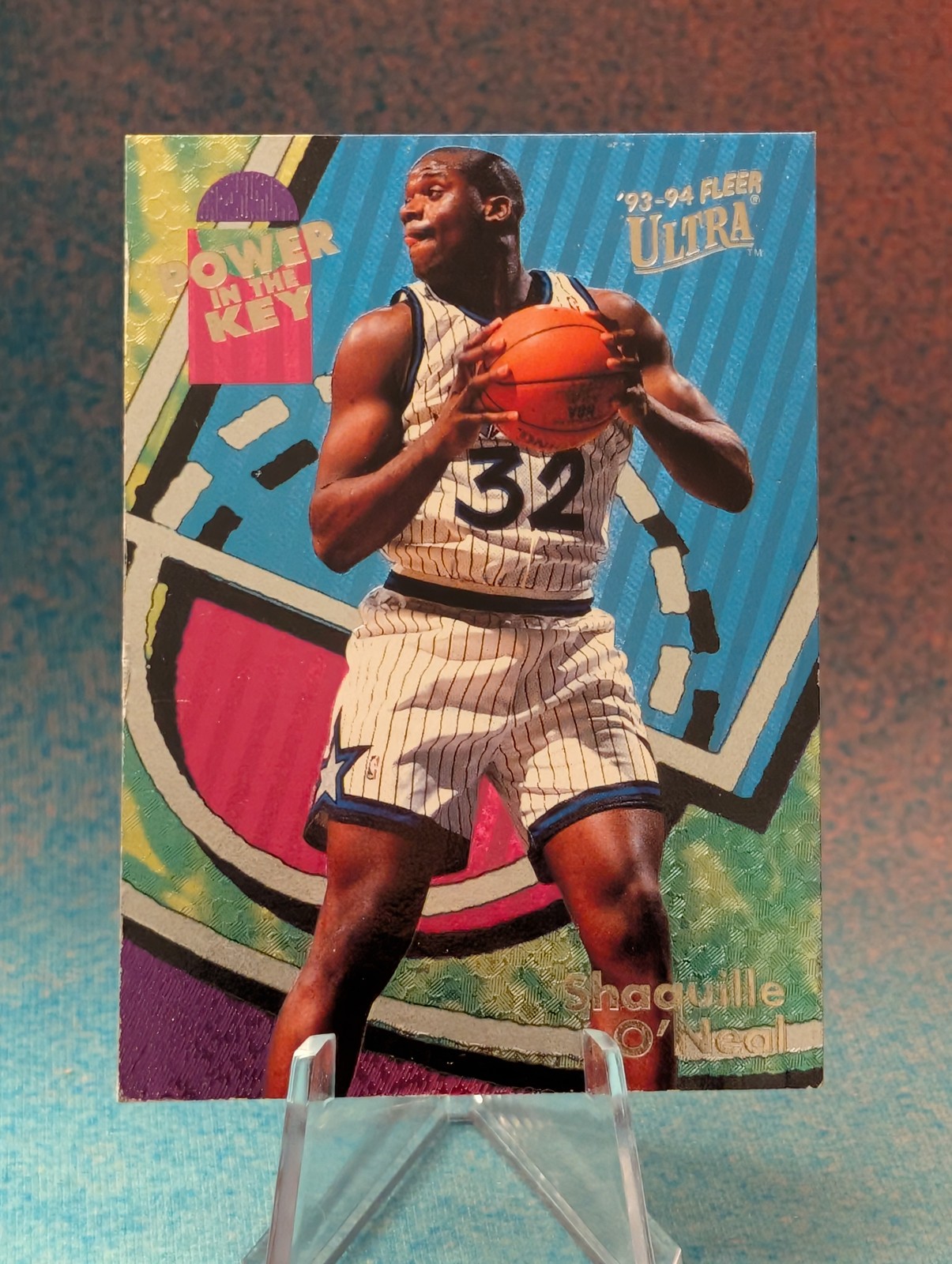 1993-94 Ultra #7 Shaquille O'Neal Power in the Key