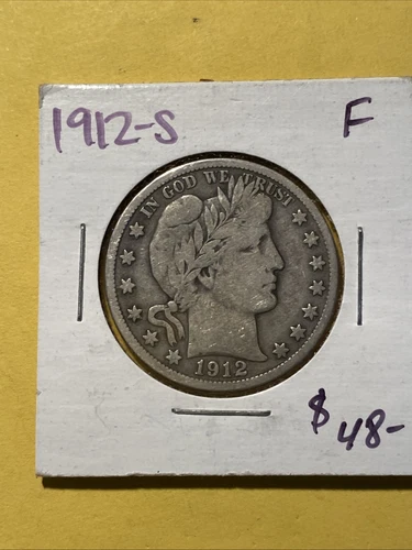 1912-S Barber Half Dollar Fine