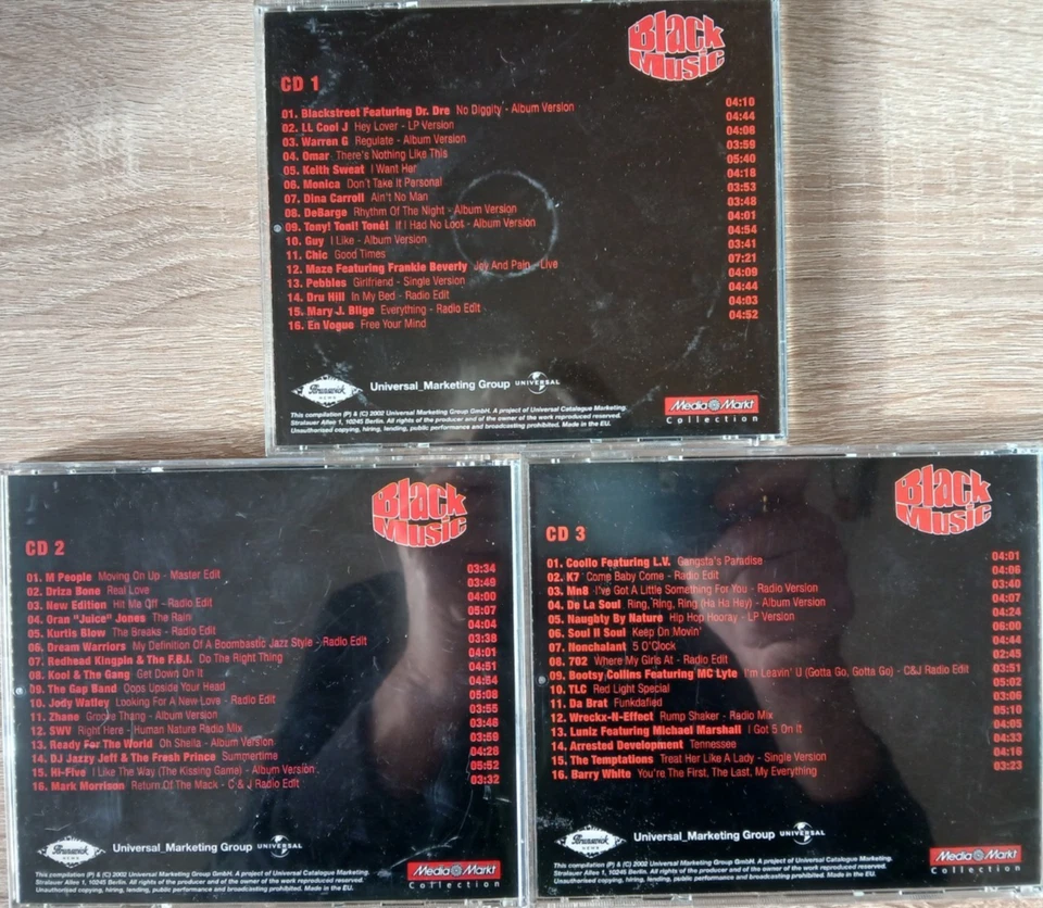 BLACK MUSIC - Various - Media Markt Collection - 3-CD-Box / Universal 2002 - Bild 3 von 4