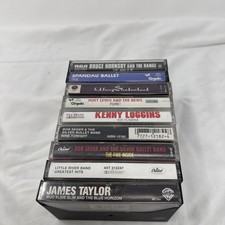 Cassette Tape Lot 9 Adult Contemporary 1980s - Bob Seger, James Taylor, More