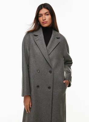 Aritzia Babaton The Slouch  Coat - Virgin Wool Cashmere NWT, size L.  MSRP $350