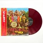 The Beatles Sgt. Pepper Japan Red Vinyl OP-8163 Odeon w/ OBI & Order Slip EX EX
