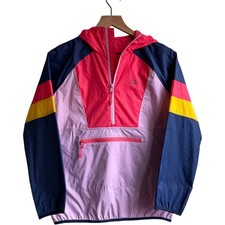 L.L. Bean Girls Pullover Wind and Rain Anorak Girls Size 14-16