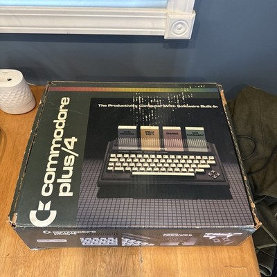Used Vintage Commodore Plus/4 computer with Original box