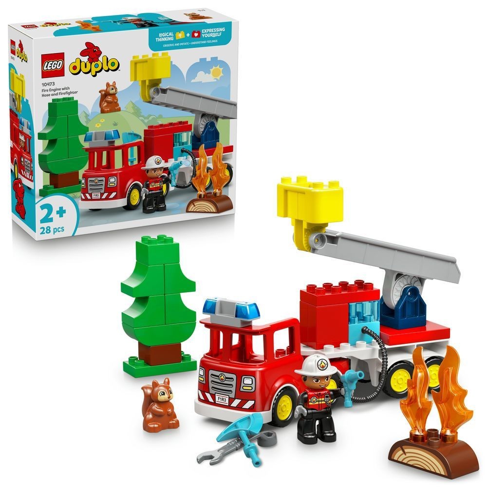 Lego Multicolore Duplo Feuerwehrwagen Baukasten - Bild 2