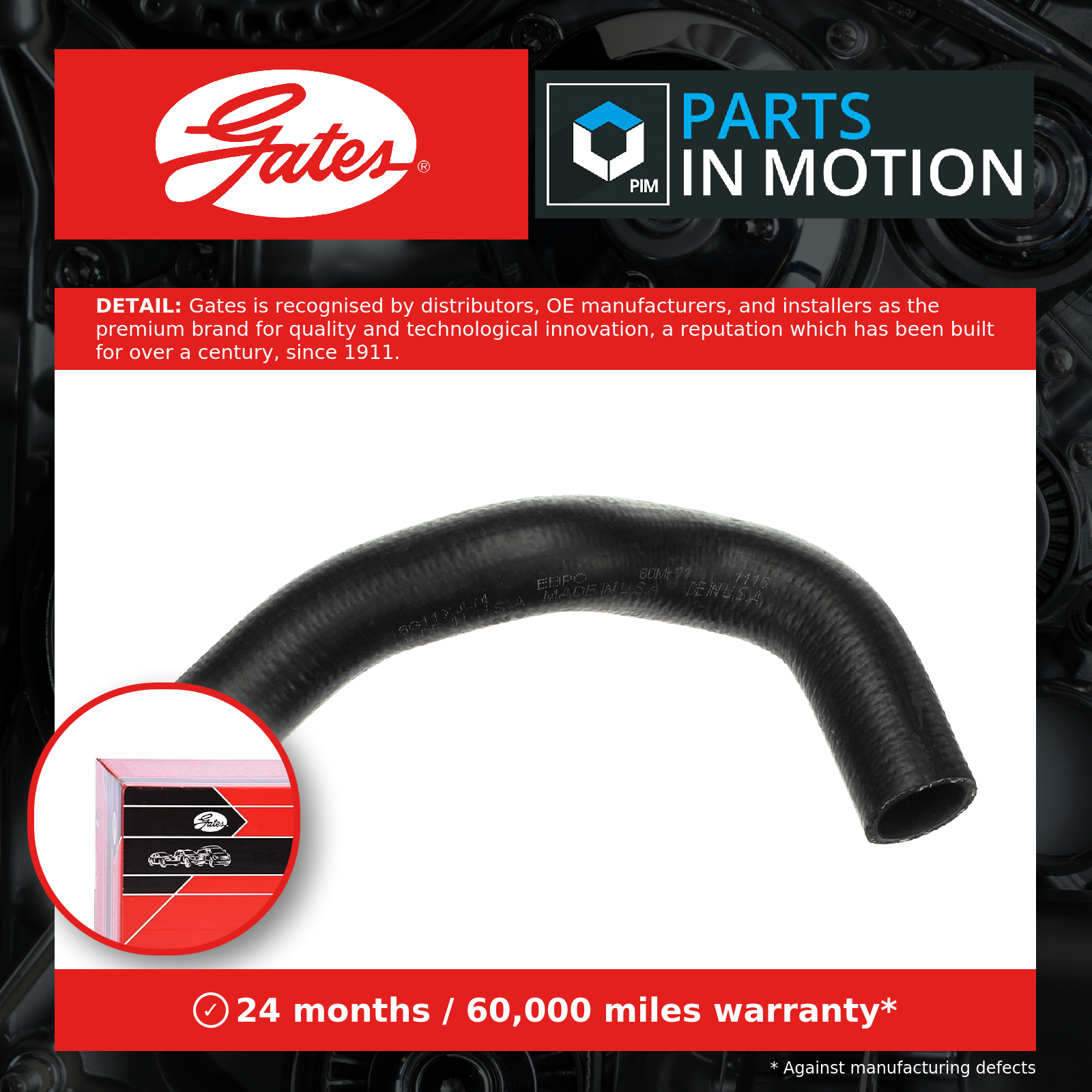 Cooling system hose EPDM (ethylene propylene diene Monomer (M-class) rubber) - Image 6