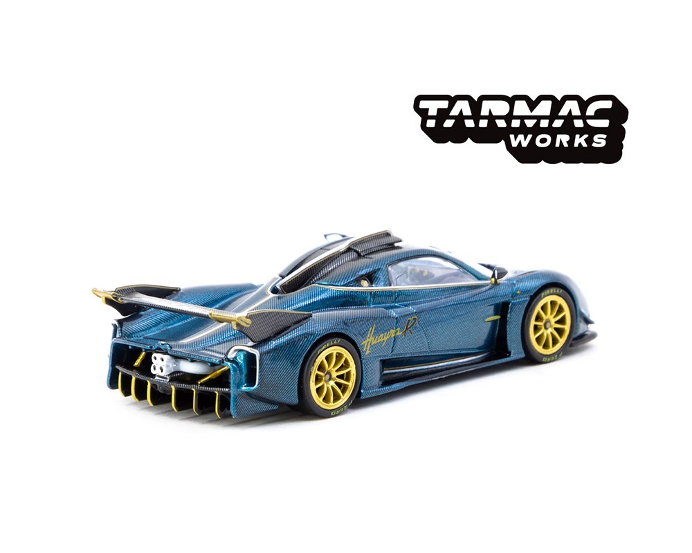 Tarmac Works Pagani Huayra R Green Carbon Fiber Global64 1/64 | eBay