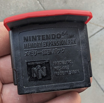 NINTENDO 64 N64 ORIGINAL MEMORY EXPANSION PAK