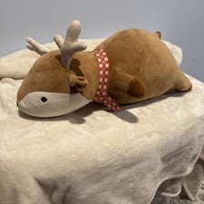 Pillowfort Brown SUGAR Deer weighted plush soft comforting, weighing 3 lbs