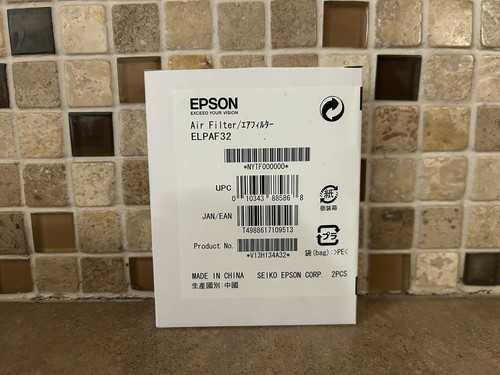 SET BESTEHEND AUS 3 ORIGINAL EPSON LUFTFILTERN FÜR H763 TEILCODE ELPAF32/V13H134A32 X3-12