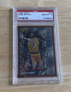 Kobe Bryant 1996 Topps Finest #74 Bronze - Base (No Coating Kobe Bryant 1996 Topps Finest #74 Bronze - Base (No Coating